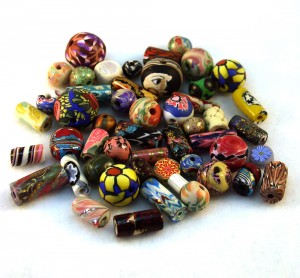 polymer clay beads