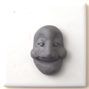 make a polymer clay face