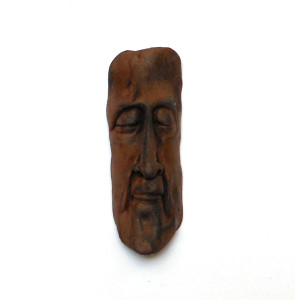 miniature polymer clay mask