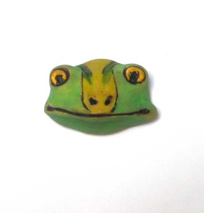 miniature polymer clay mask